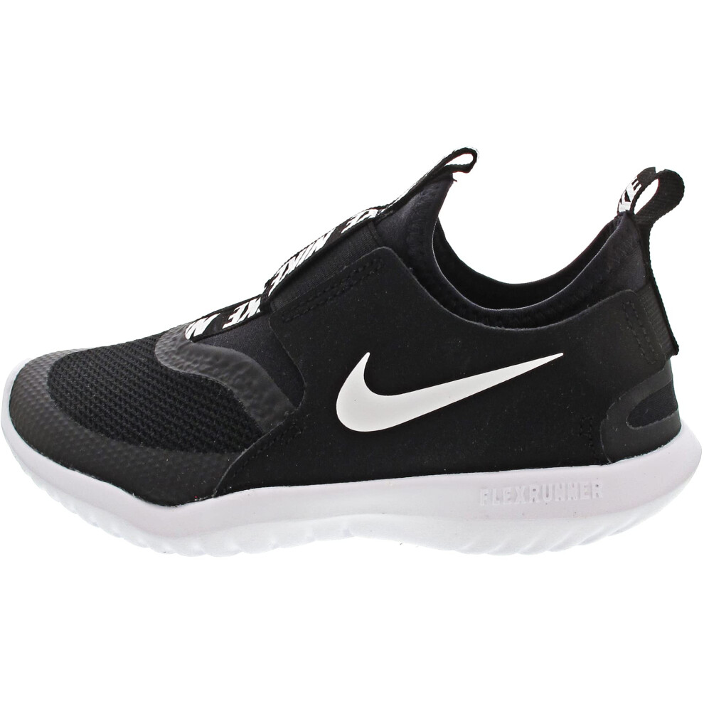 Nike Flex Runner (Infant/Toddler) Black/White 9 Toddler M