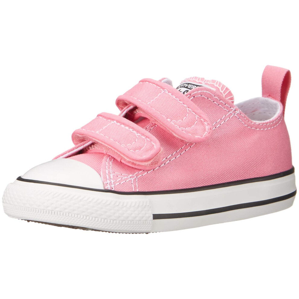 Converse Baby-Girl's Chuck Taylor All Star 2V Low Top Sneaker  Pink  8