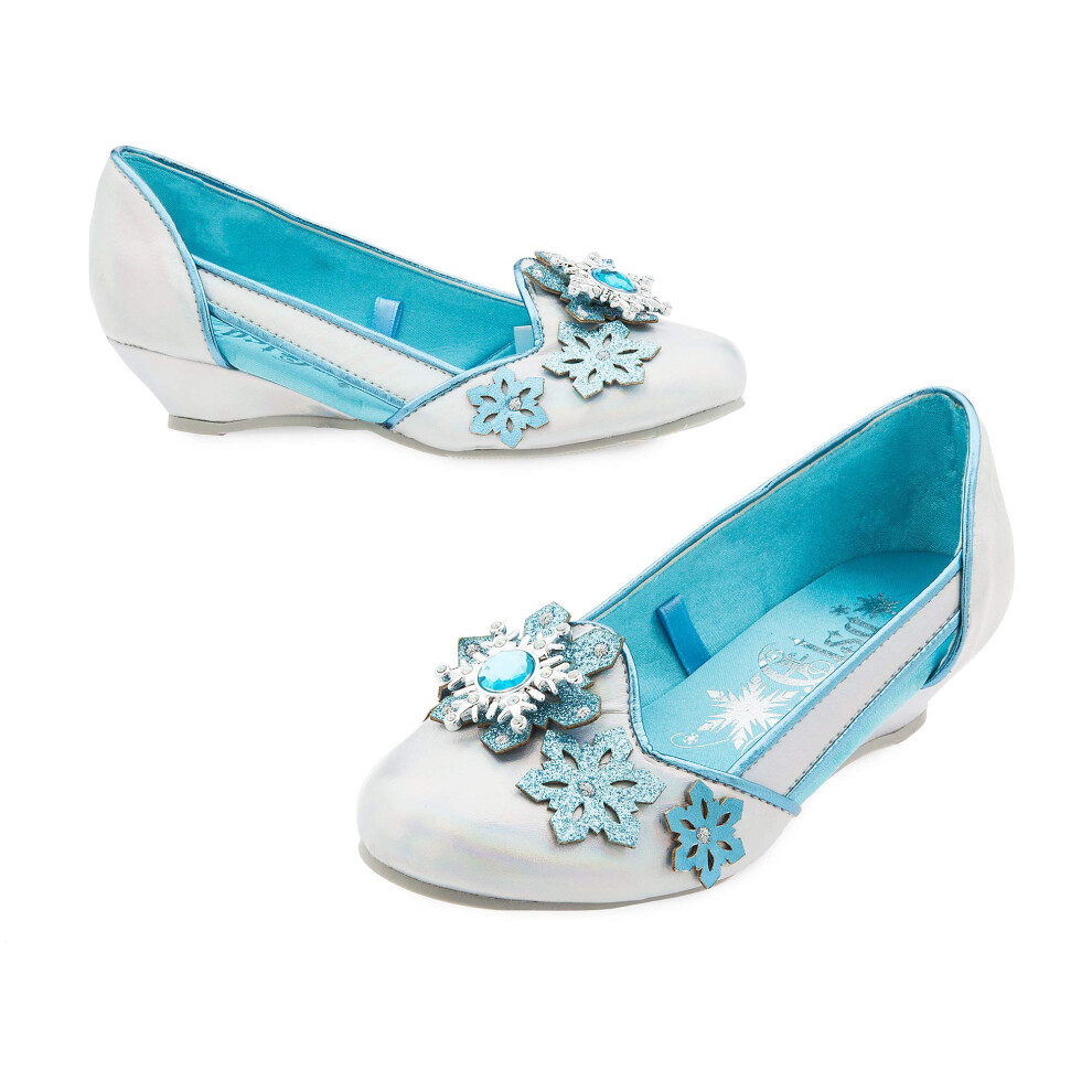 Disney Elsa Wedges for Girls Size 7/8 TODLR Multi