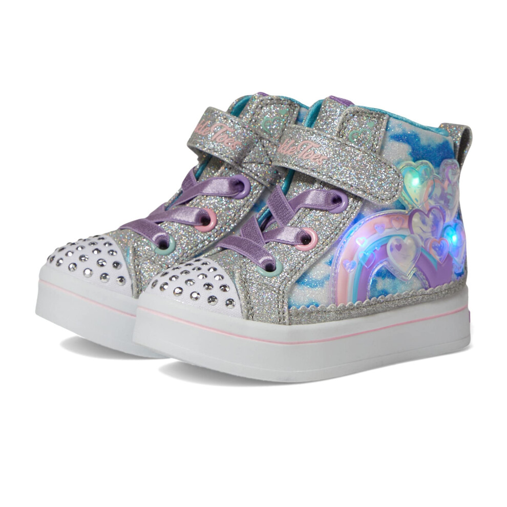 Skechers Kids Girls Twinkle Toes TWI-Lites 2.0-Magical Sky Sneaker  Li