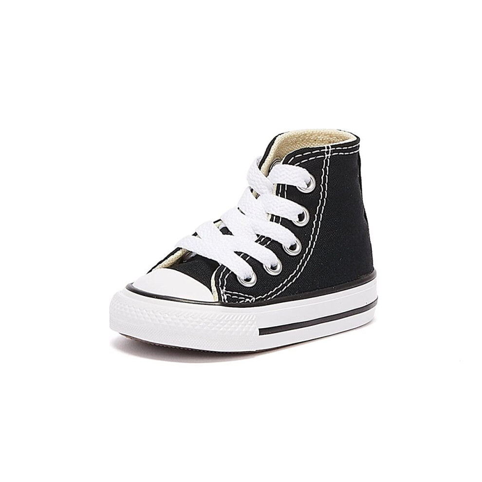 Converse Unisex Child Inft Chuck Taylor Allstar Hi Black - Black - 8 I