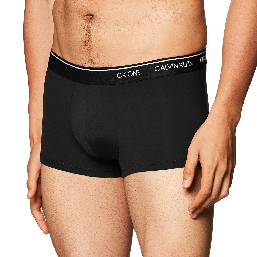 Calvin Klein Men's Underwear CK One Micro Low Rise Trunks  Black  XL