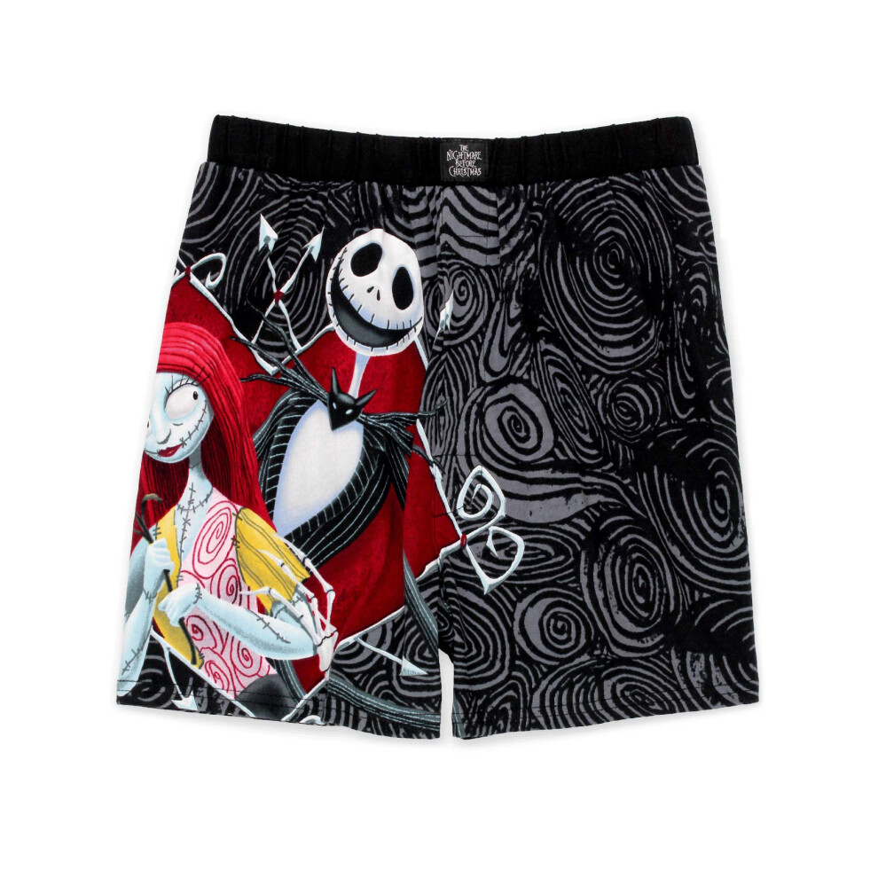 Disney Nightmare Before Christmas Jack and Sally Men's Boxer Shorts Un