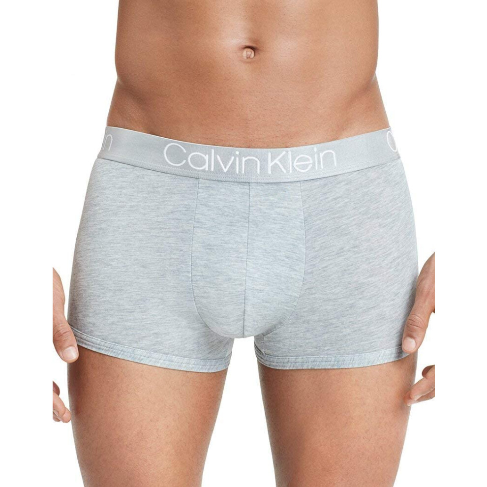 Calvin Klein Men's Ultra Soft Modal Trunks  Grey Heather  S