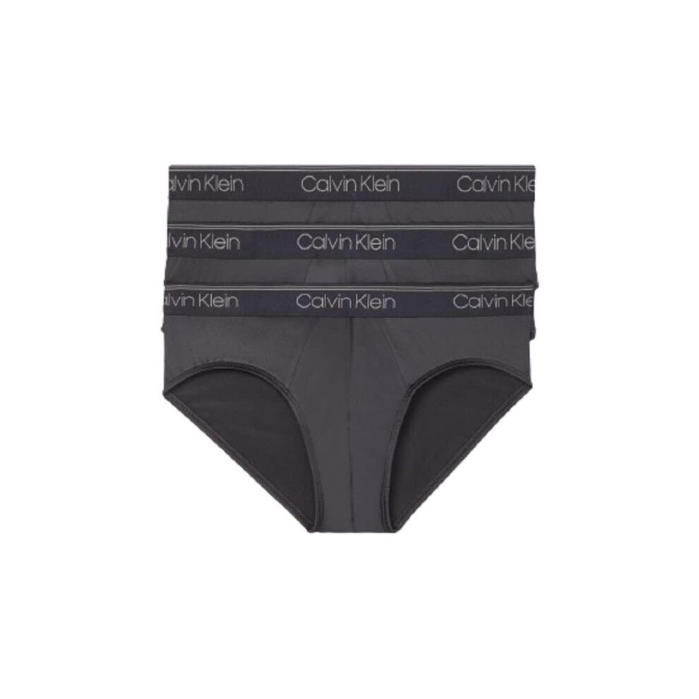 Calvin Klein Men's Micro Stretch 3-Pack Brief  3 Black  S