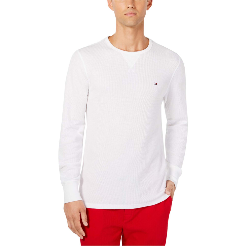 Tommy Hilfiger Men's Modern Essentials L/S Thermal  White  Small