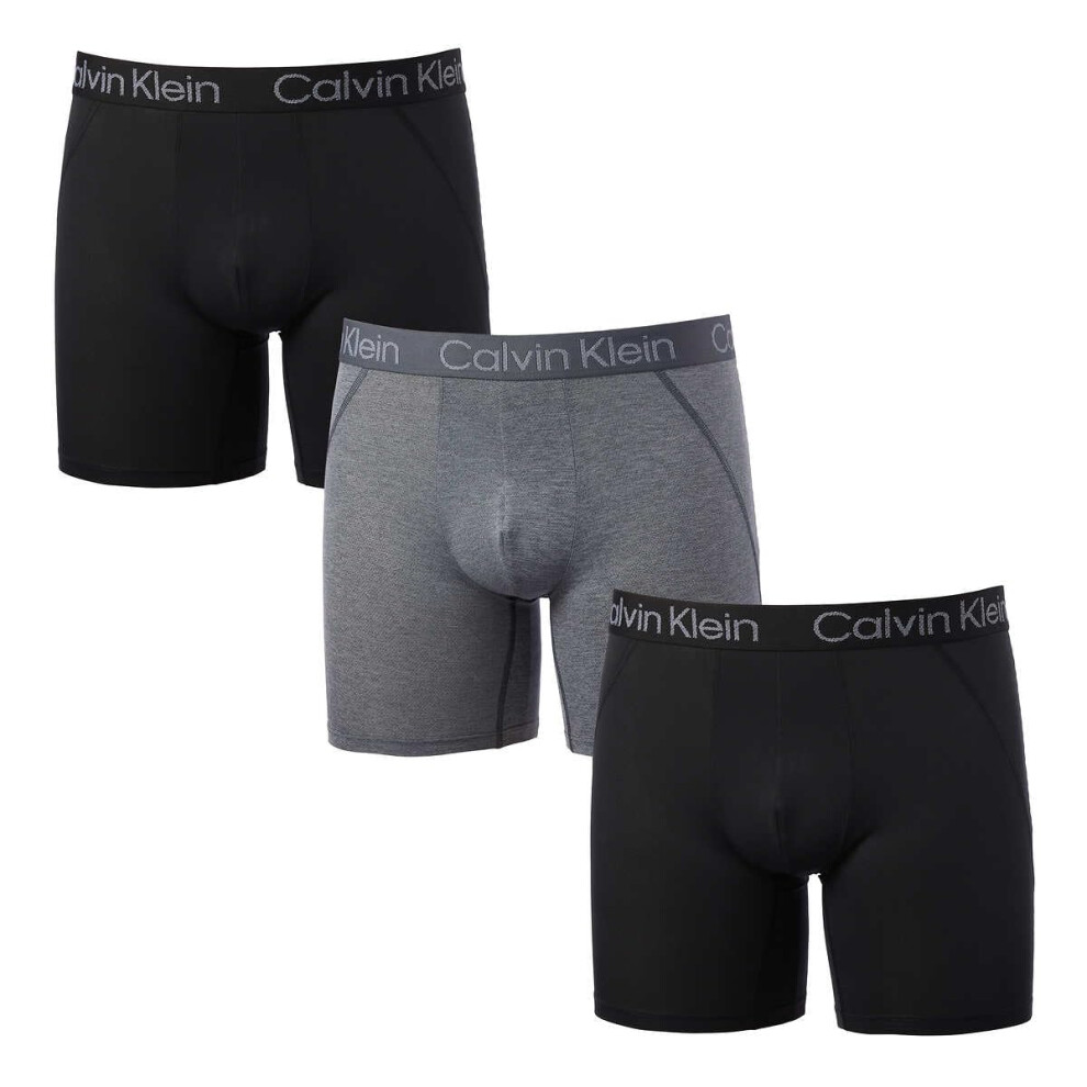 Calvin Klein Men's Micro Mesh Boxer 4-way Stretch  3-pack (US  Alpha