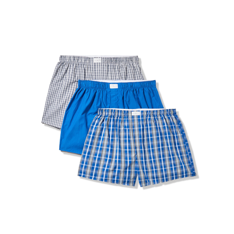 Tommy Hilfiger Cotton Classics Woven Boxer 3-Pack Glacier 2XL