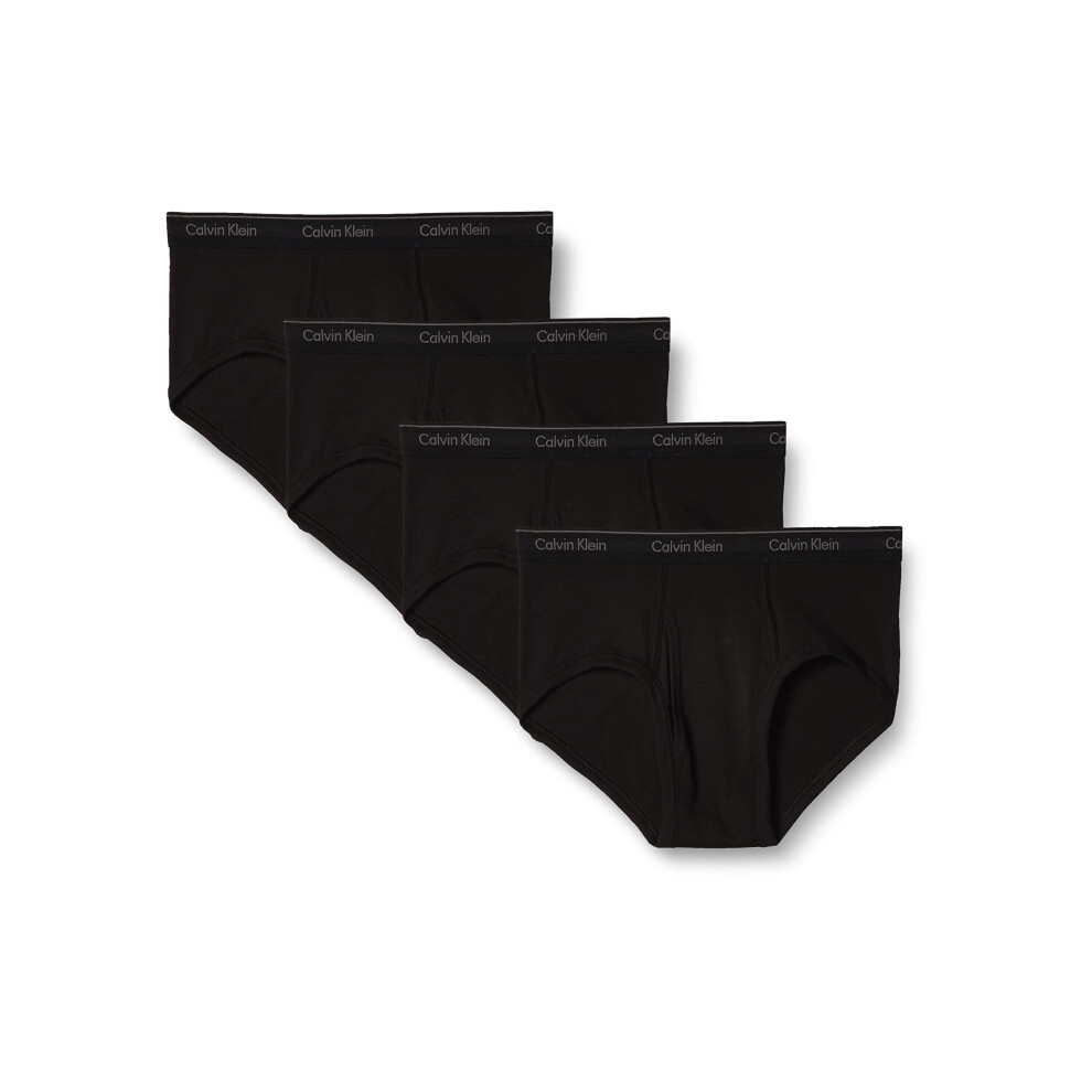 Calvin Klein Men's Cotton Classics Multipack Briefs  True Black  Large