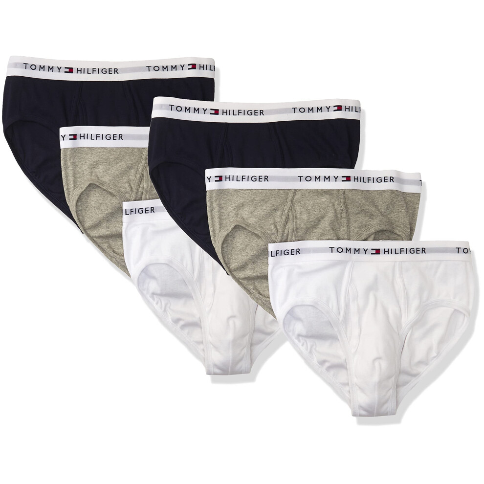 Tommy Hilfiger Men's Cotton Classic Brief Megapack  Multi (6 Pack)  XL