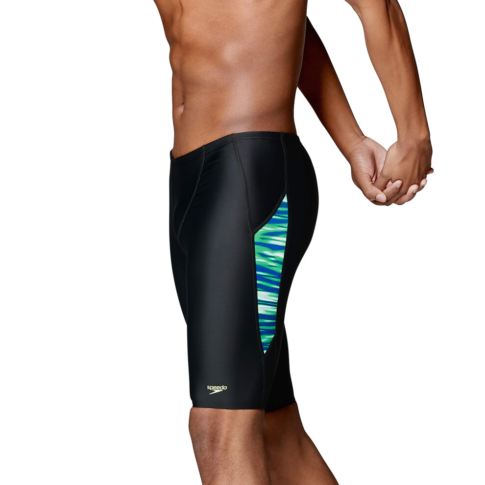 Speedo Men's Standard Swimsuit Jammer ProLT Printed Team Colors  Wave