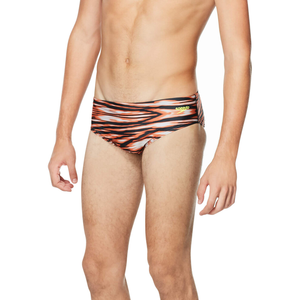 Speedo Men's Swimsuit Brief ProLT Printed Team Colors