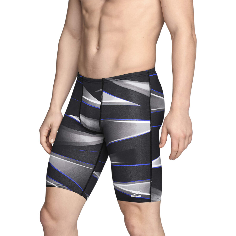 Speedo Men's Standard Swimsuit Jammer Endurance+ Printed Team Colors