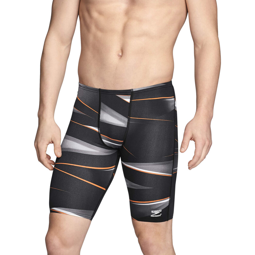 Speedo Men's Standard Swimsuit Jammer Endurance+ Printed Team Colors