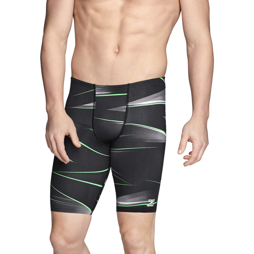 Speedo Men's Standard Swimsuit Jammer Endurance+ Printed Team Colors