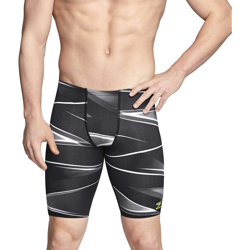 Speedo Men's Standard Swimsuit Jammer Endurance+ Printed Team Colors