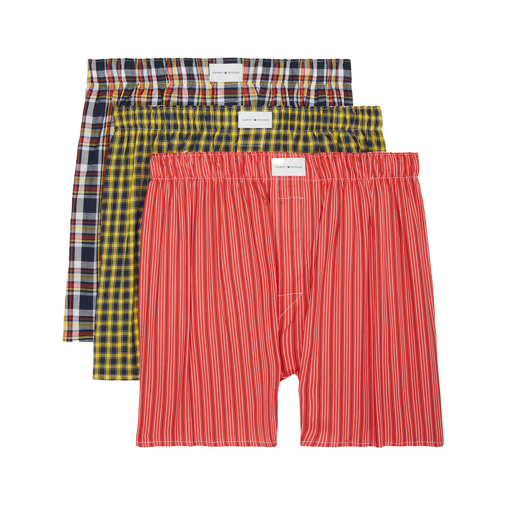 Tommy Hilfiger Men's Underwear Cotton Classics Multipack Woven Boxers