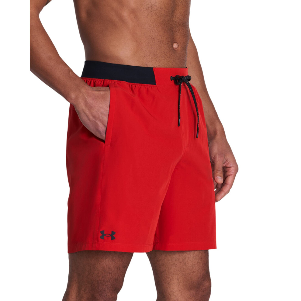 Under Armour Mens Comfort Waistband Trunks  Shorts with Drawstring Clo