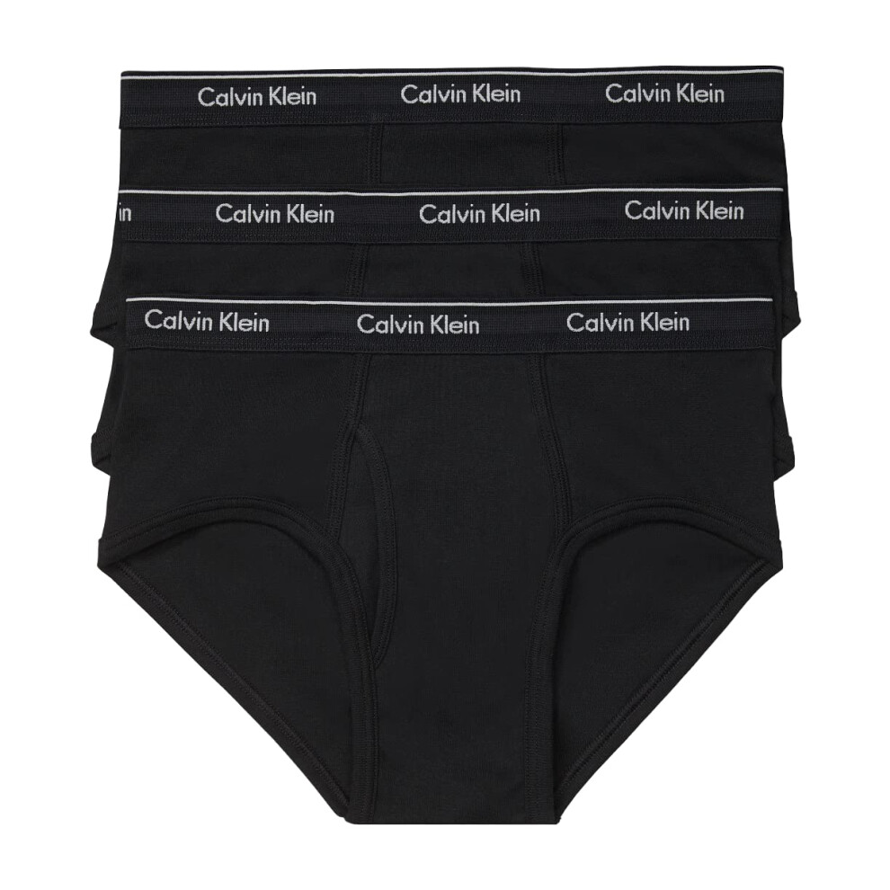 Calvin Klein Men's Cotton Classics 3-Pack Brief  3 Black  XX-Large