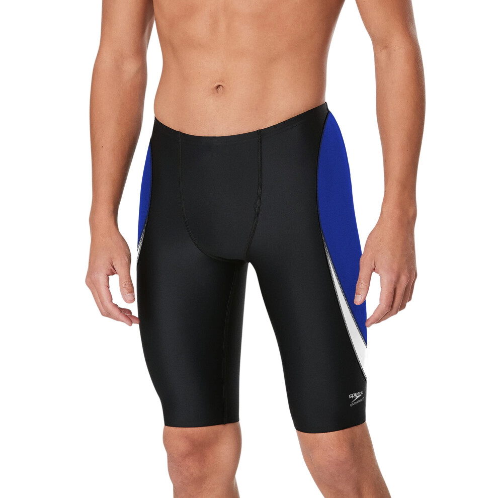 Speedo Men's Standard Swimsuit Jammer Endurance+ Splice Team Colors  E