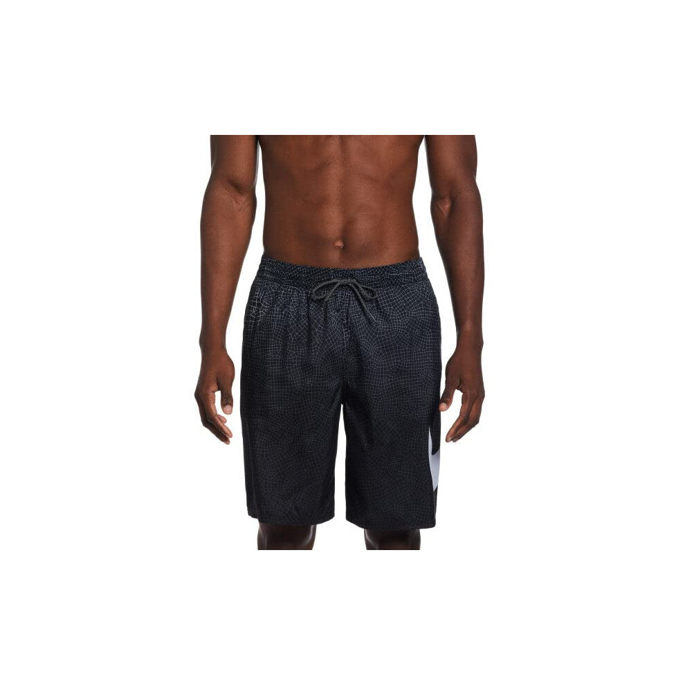 Nike Men's 9"" Grid Swoosh Volley Swim Shorts Trunks (as1  Alpha  m  R