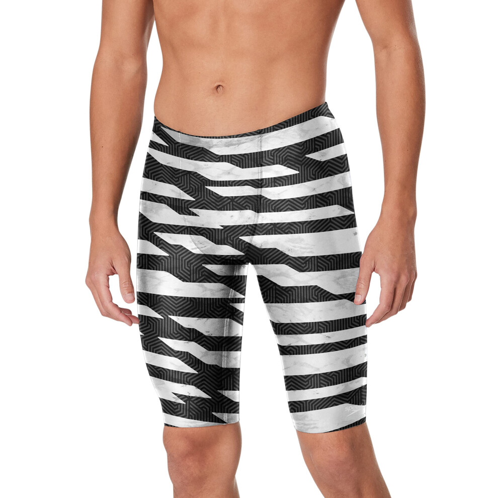 Speedo Men's Standard Swimsuit Jammer Endurance+ Printed Team Colors