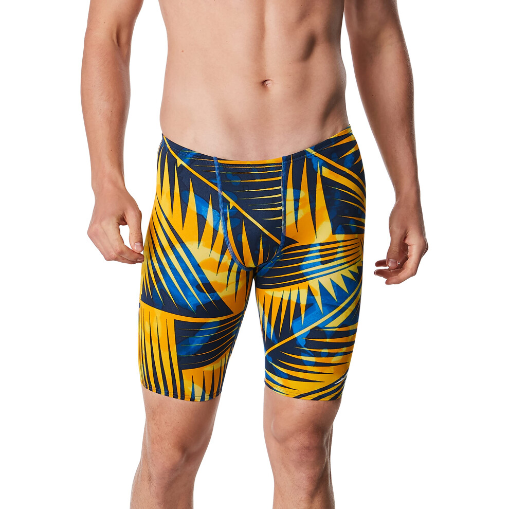 Speedo Men's Standard Swimsuit Jammer Endurance+ Printed Team Colors