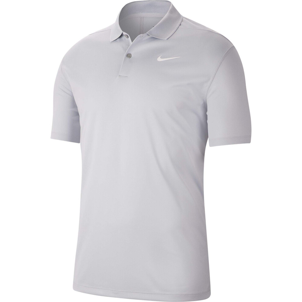 Nike Men's Nike Dri-fit Victory Polo  Sky Grey/White  Large