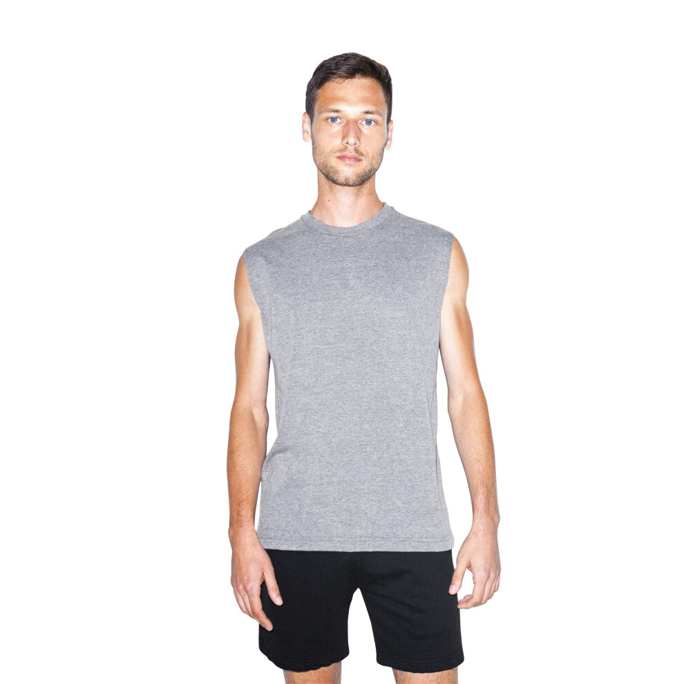 American Apparel Unisex Tri-Blend Sleeveless Muscle Tank  Athletic Gre