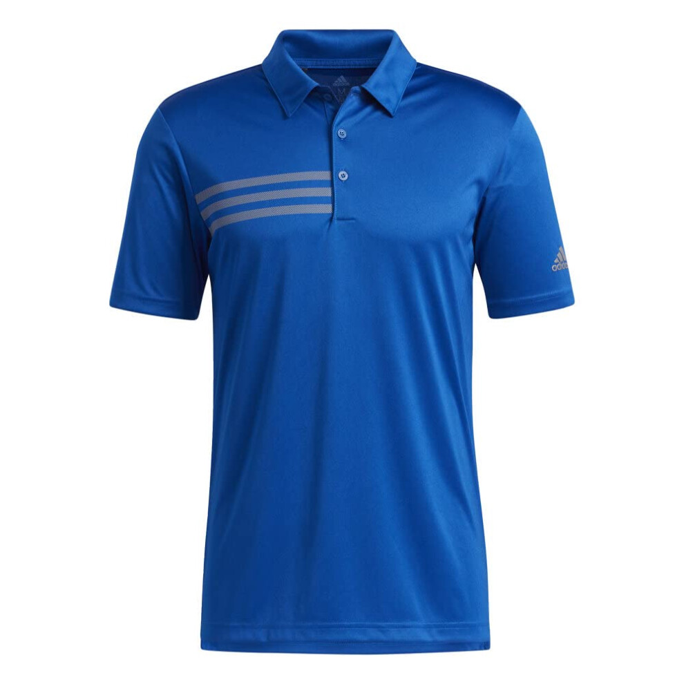 Adidas 3-Stripes Chest Sport Shirt M Collegiate Royal/ Grey Three