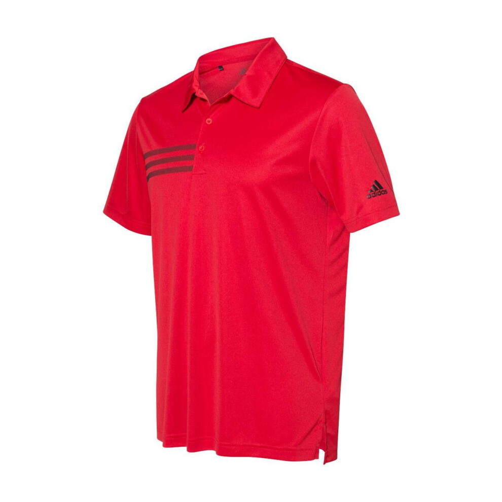 Adidas 3-Stripes Chest Sport Shirt L Collegiate Red/ Black