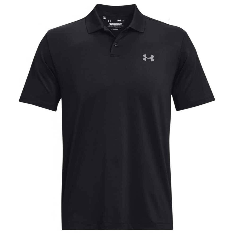 Under Armour Men's Performance 3.0 Polo  (001) Black / / Pitch Gray  M