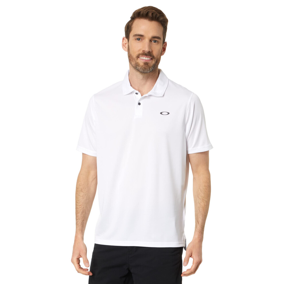 Oakley Men's Icon Tn Protect Rc Polo  White  XL