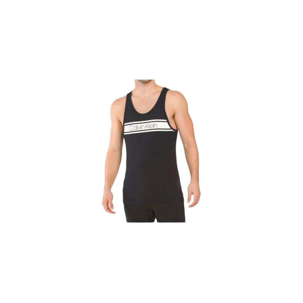 Calvin Klein Men's Vibration Tank Black/White