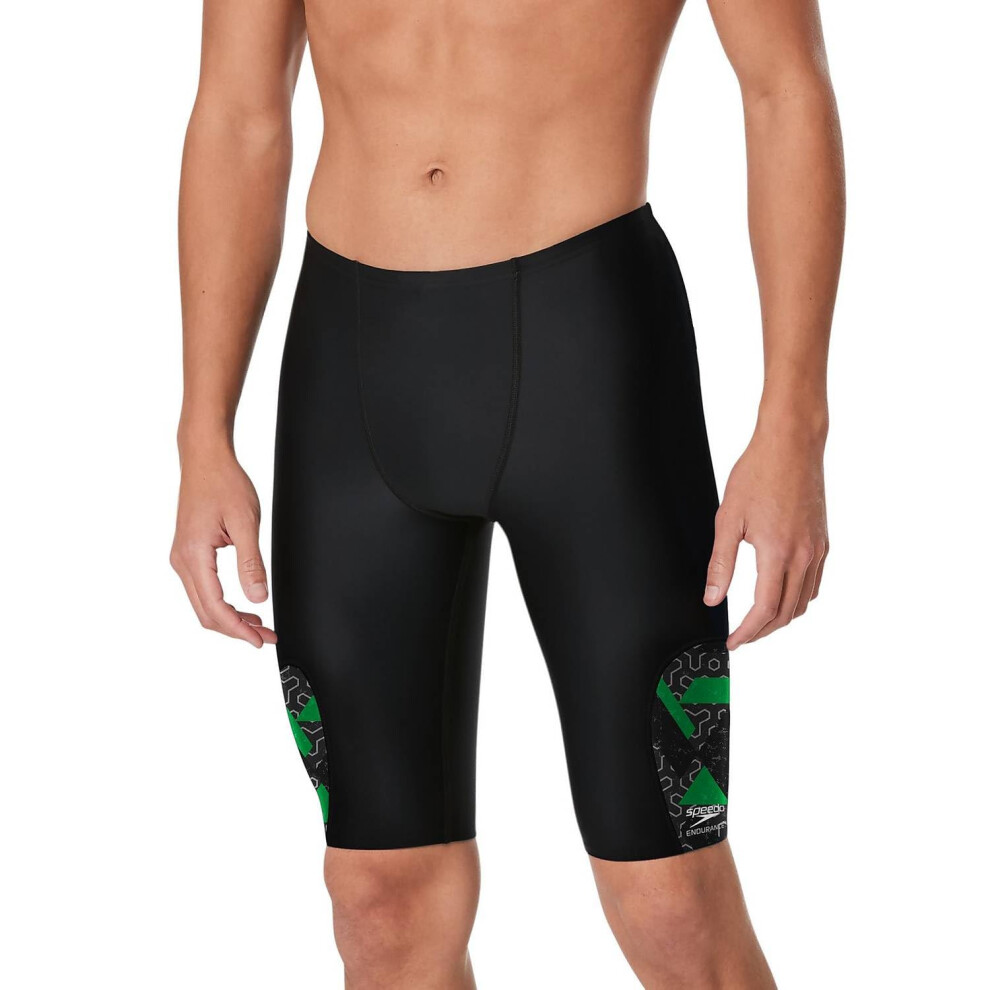 Speedo 8705225232038 Ruse Blocks Jammer Team Green 38