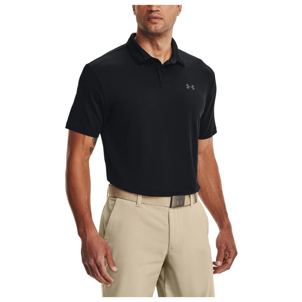 Under Armour Men's UA Performance Polo Textured LGT Black