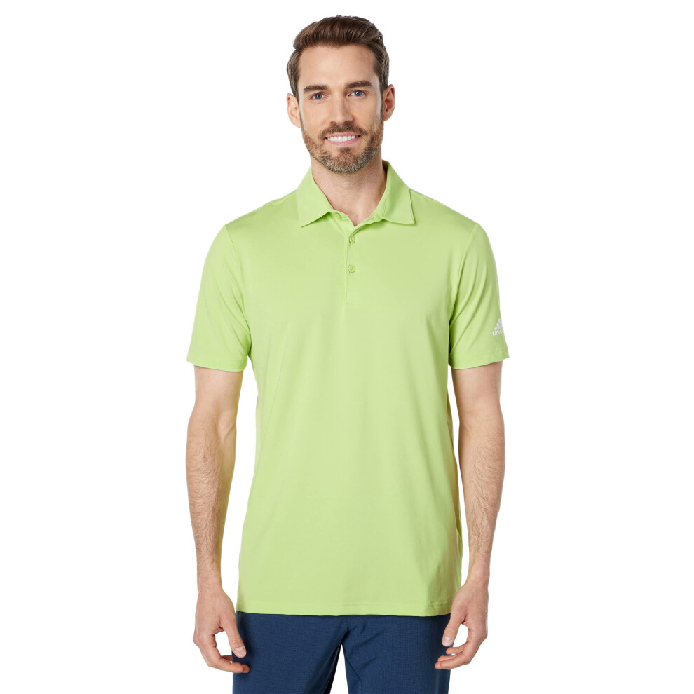 adidas Men's Ultimate365 Polo Shirt  Pulse Lime Melange  X-Large