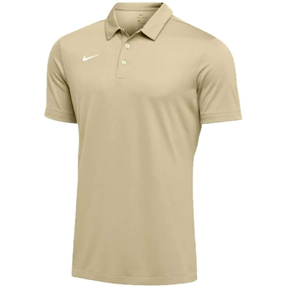 Nike Mens Dri-FIT Short Sleeve Polo Shirt Team Gold Small