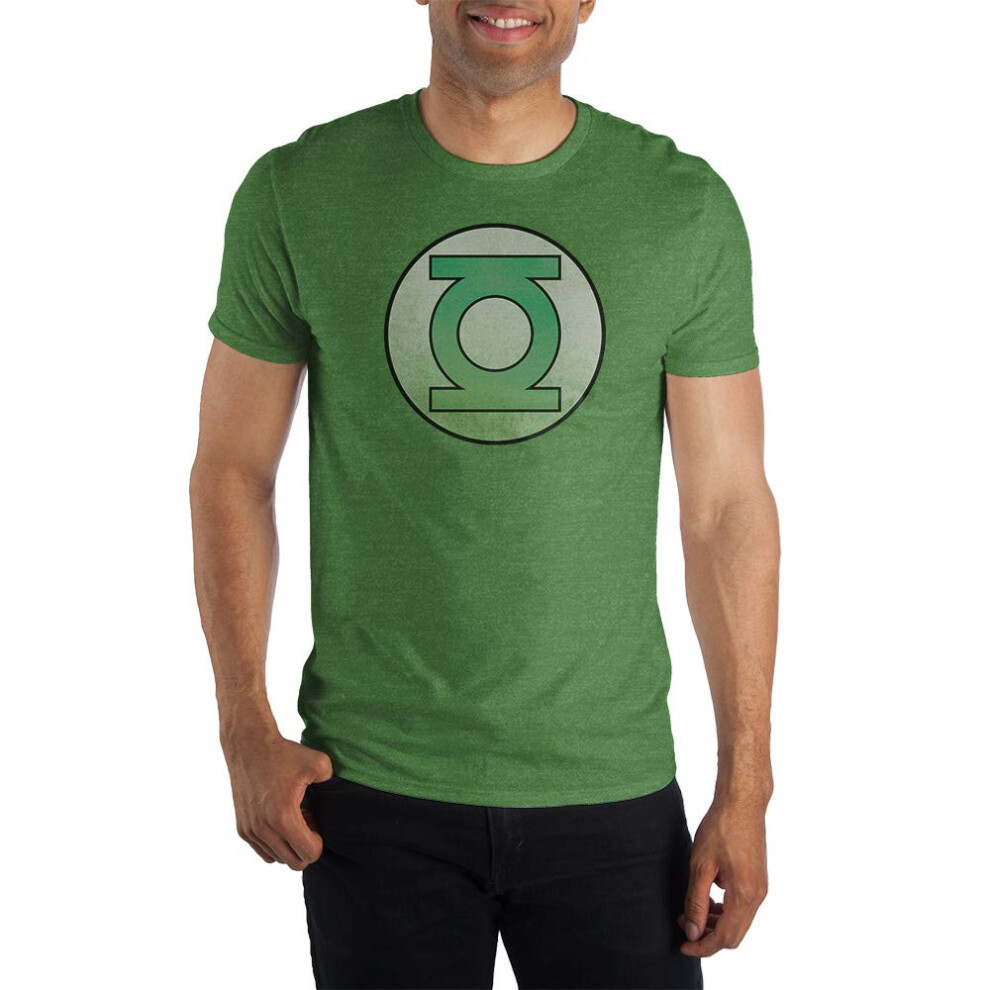 DC Comics Green Lantern Men's Heather T-Shirt-Small