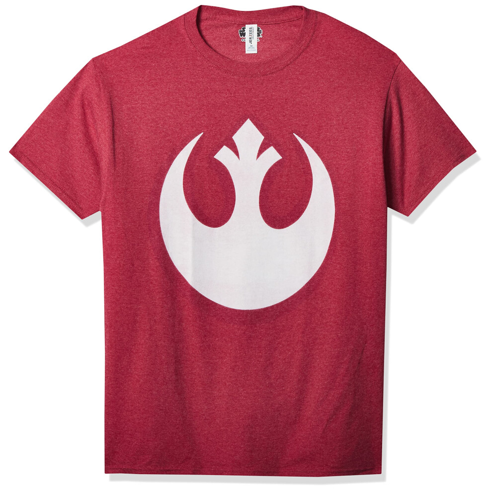 Star Wars Young Men's Alliance Emblem T-Shirt  Red Heather  2X-Large