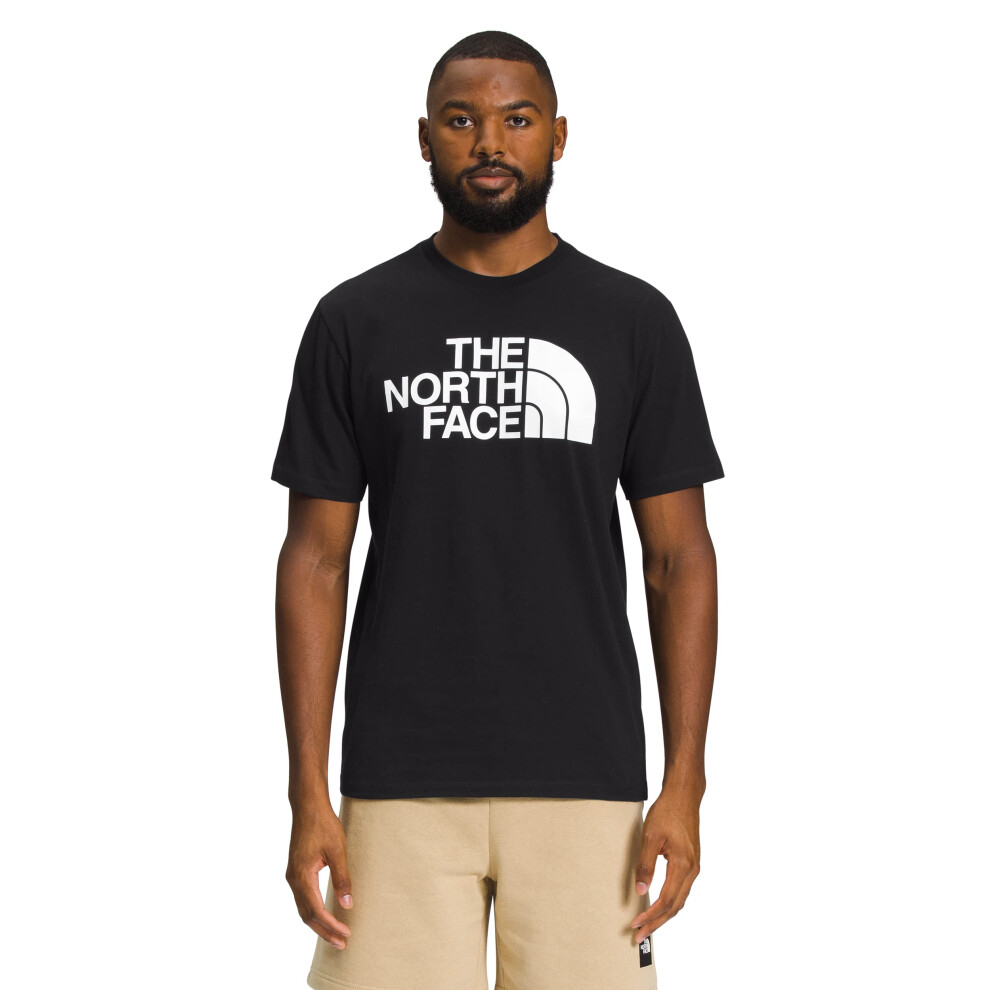 THE NORTH FACE Men's Short Sleeve Half Dome Tee  TNF Black/TNF White