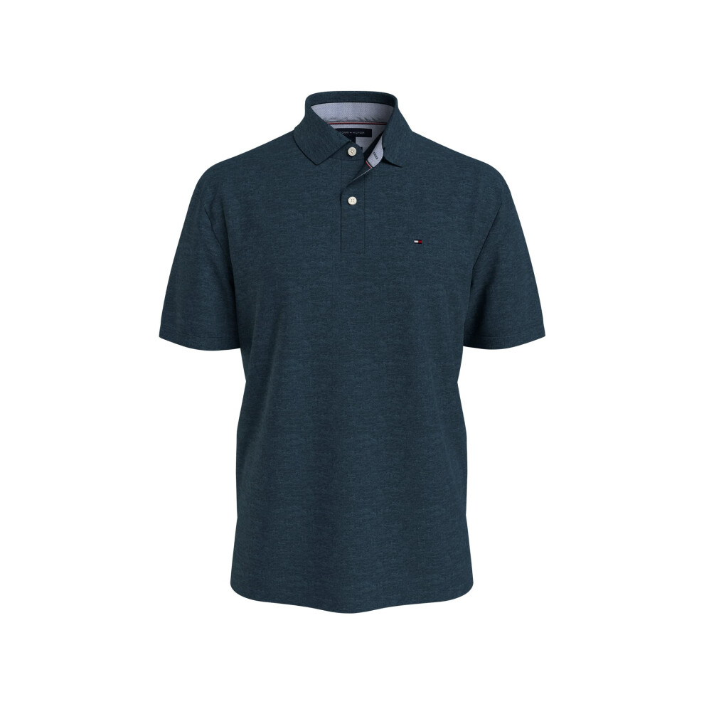 Tommy Hilfiger Men's Big Short Sleeve Polo Shirt in Regular Fit  Teal