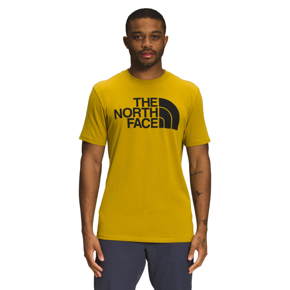 THE NORTH FACE Short Sleeve Half Dome T-Shirt Mineral Gold/TNF Black S