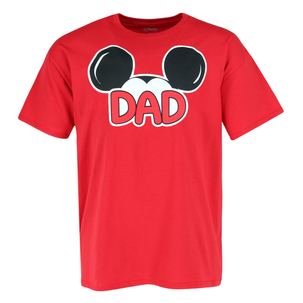 Disney Matching Family Collection Mickey Mouse Dad T-Shirt (Medium) Re