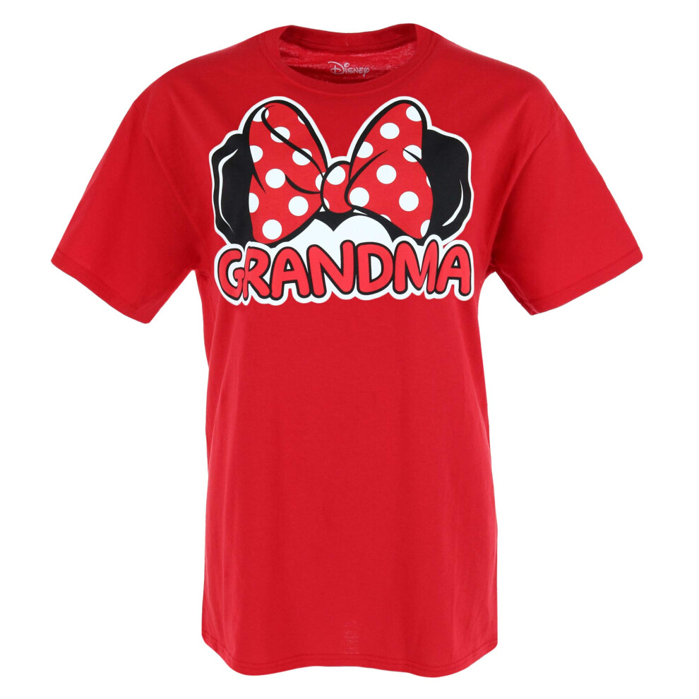 Disney Matching Family Collection Minnie Mouse Grandma T-Shirt (Medium