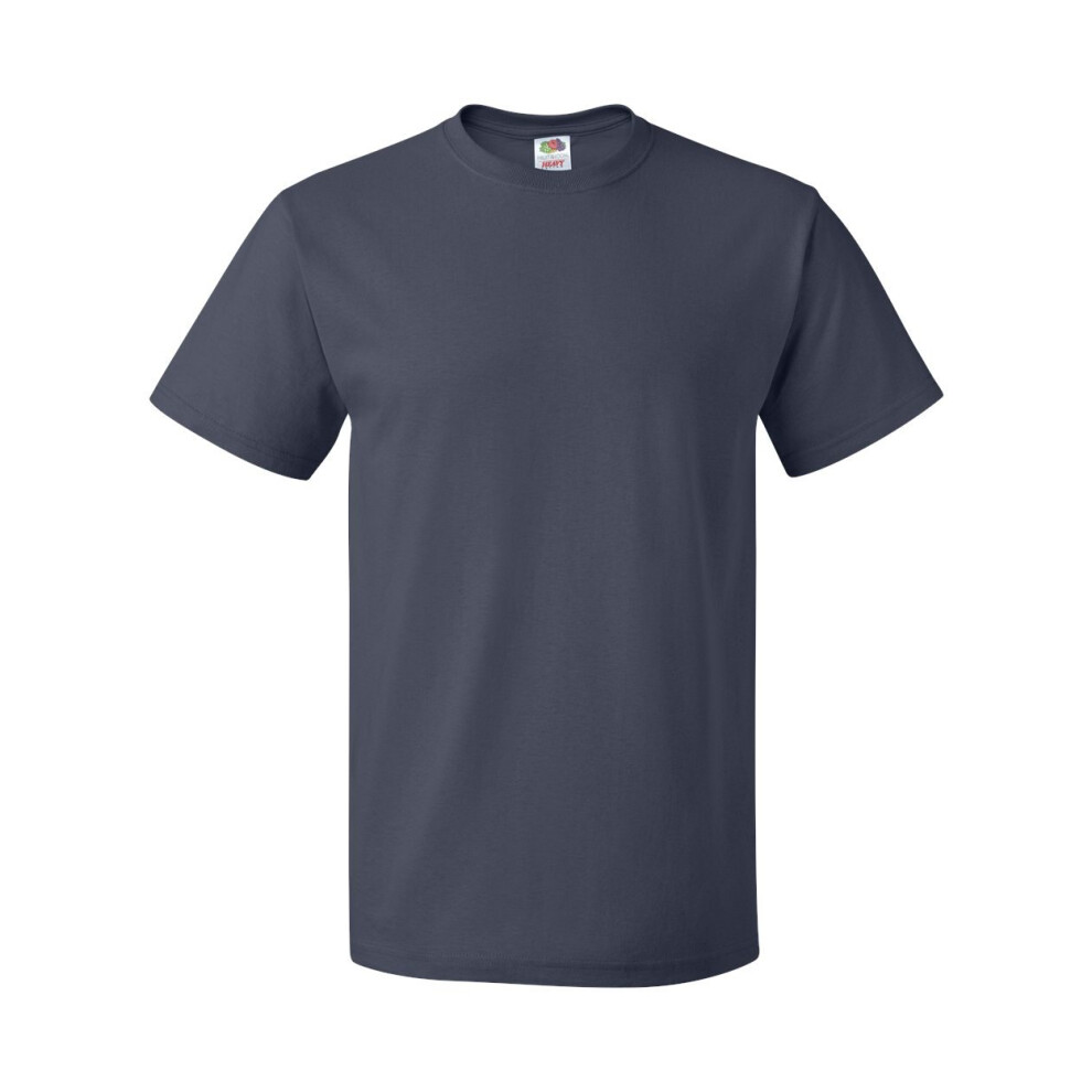 Fruit of the Loom Mens Valueweight Short Sleeve T-Shirt (M) (Deep Navy