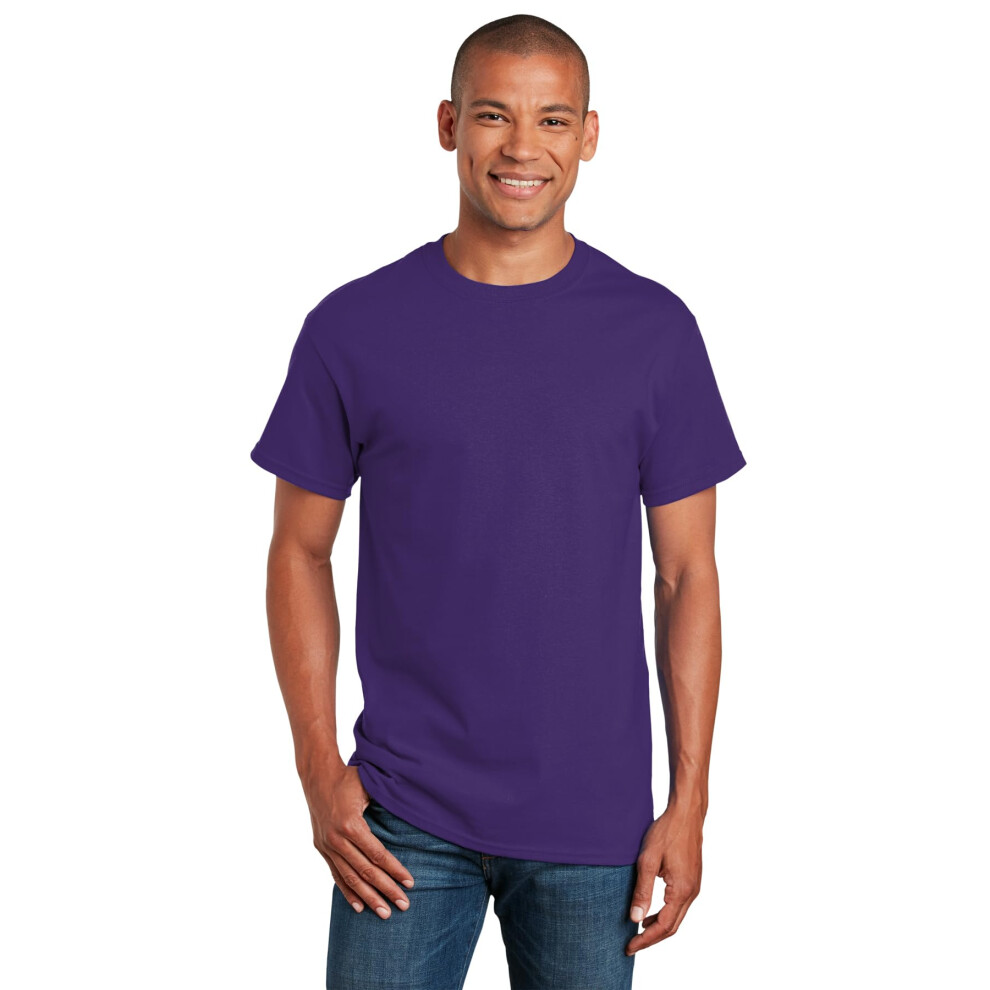 Gildan Men's G2000 Ultra Cotton Adult T-shirt  Purple  Small