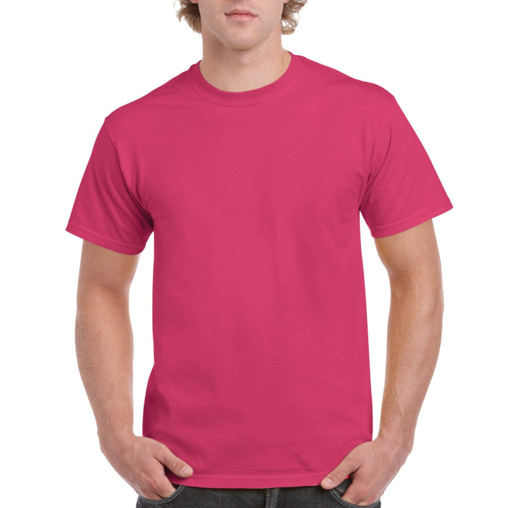 Gildan Men's G2000 Ultra Cotton Adult T-shirt  Heliconia  Large