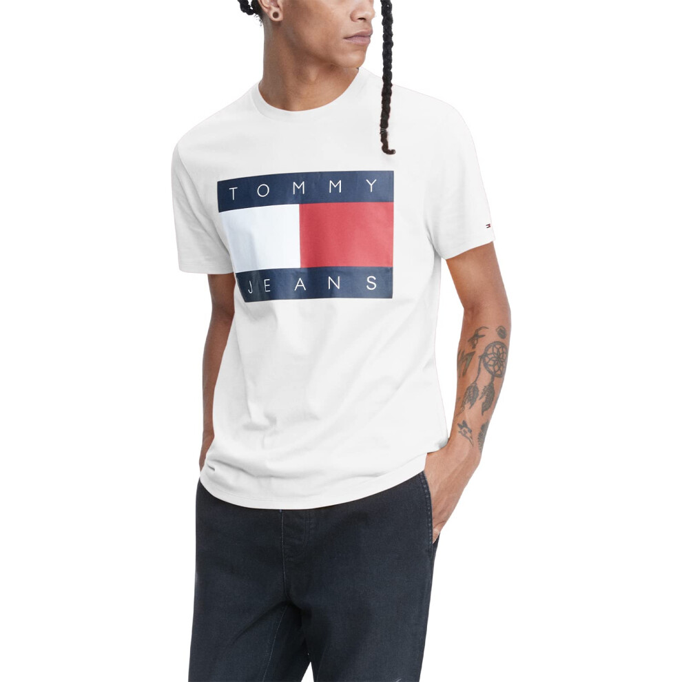 Tommy Hilfiger mens Short Sleeve Tommy Jeans Graphic T-shirt T Shirt