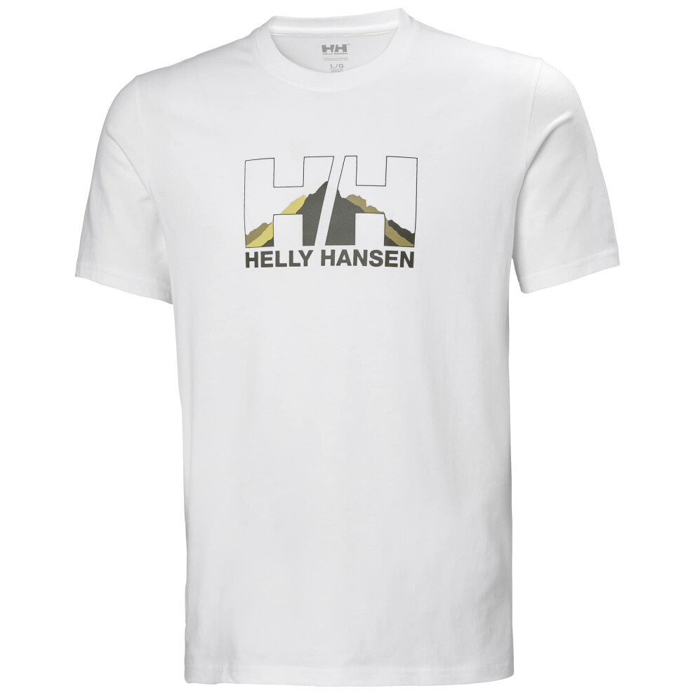 Helly Hansen Men's Nord Graphic T-Shirt  002 White  XX-Large